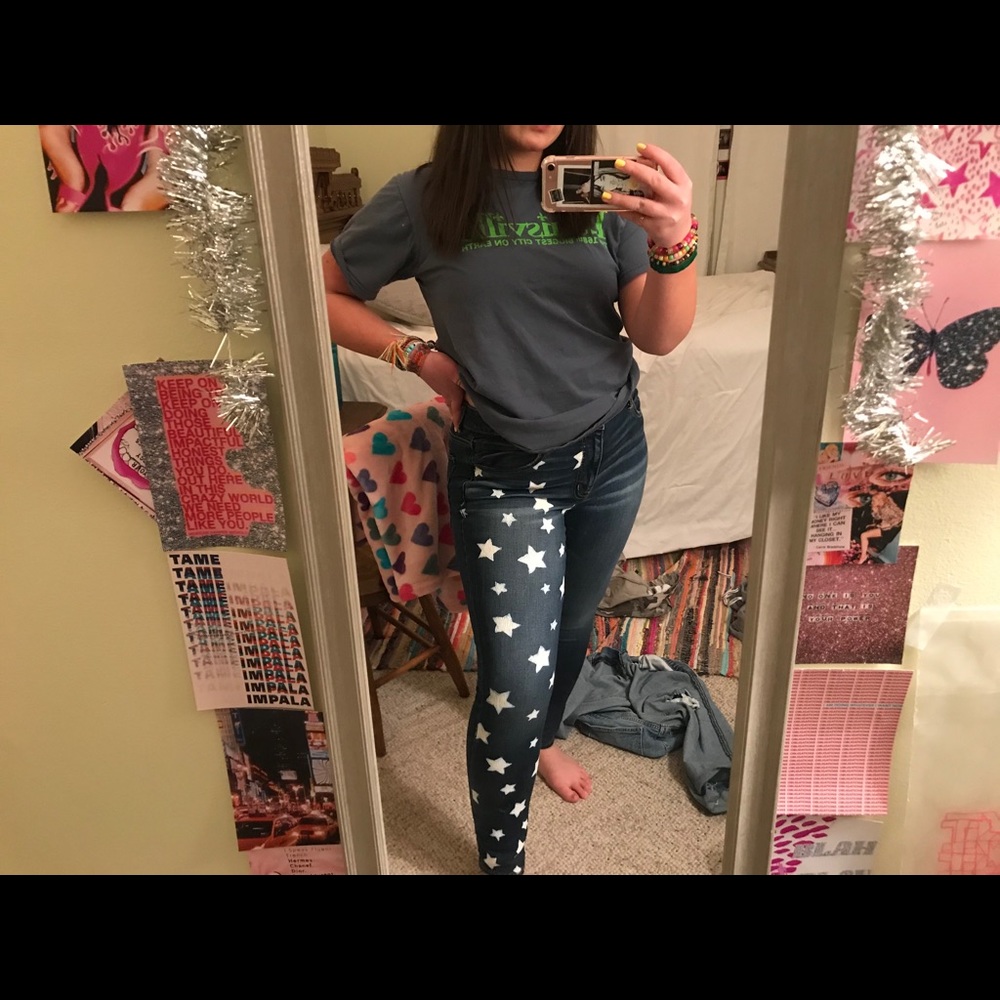 AE Star Painted Jeans